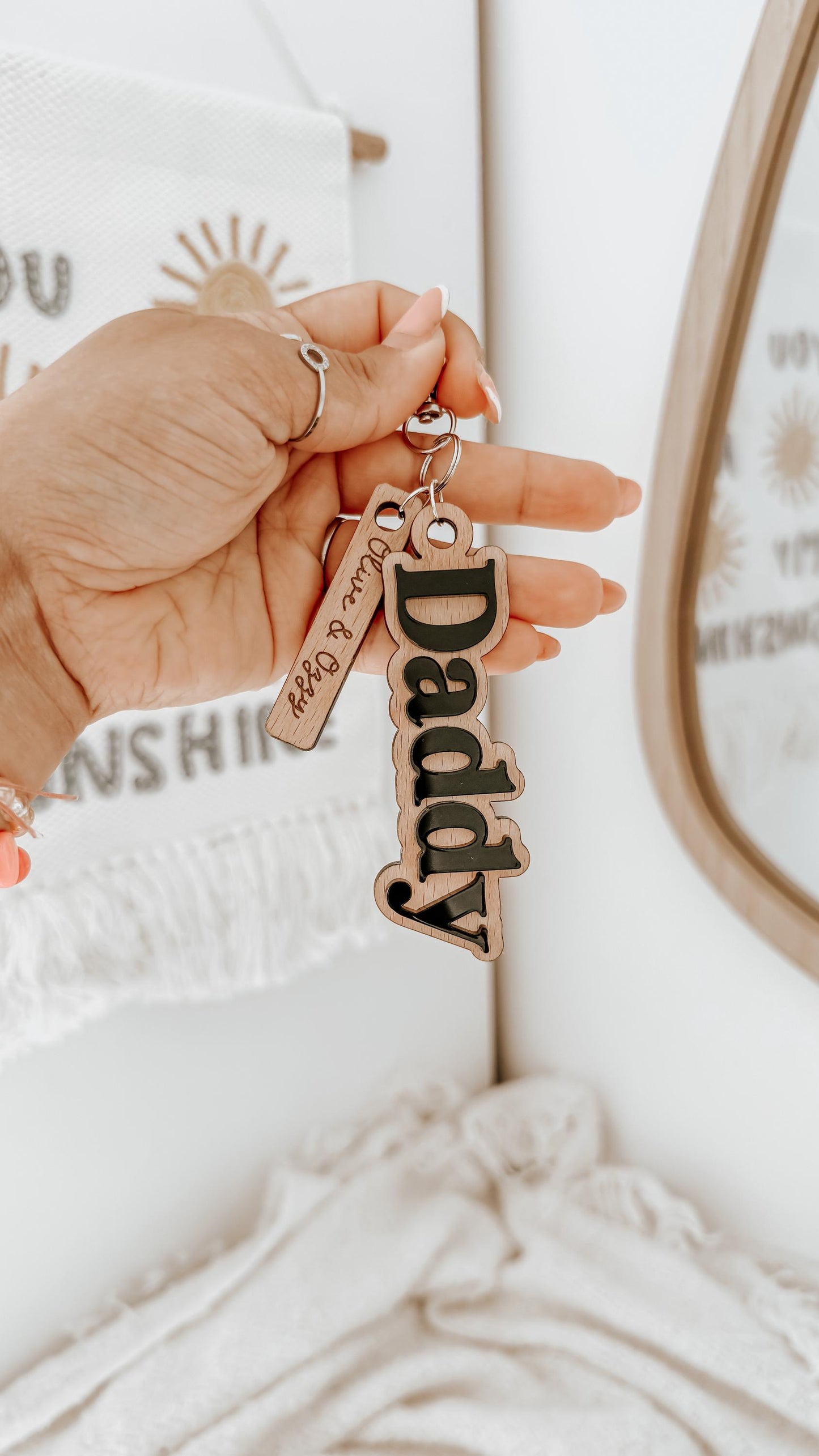 Personalised Father's Day Key Ring | Father's Day Gifts | Gifts for Dad & Grandad