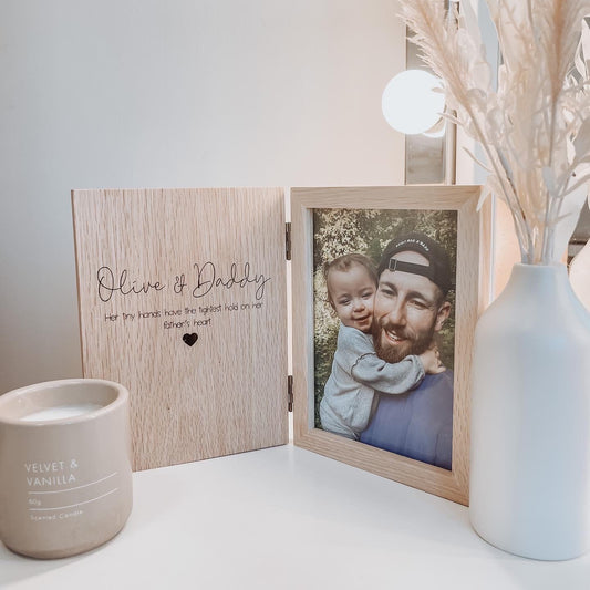 Personalised Daddy Book Photo Frame