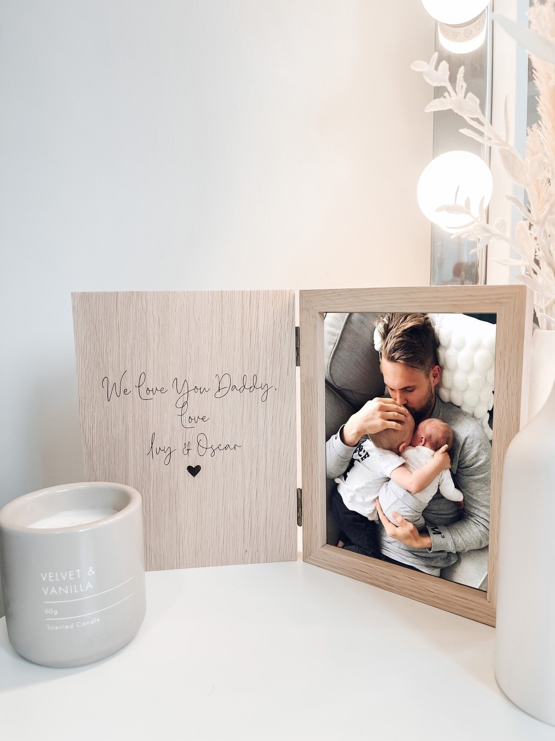 Personalised Daddy Book Photo Frame