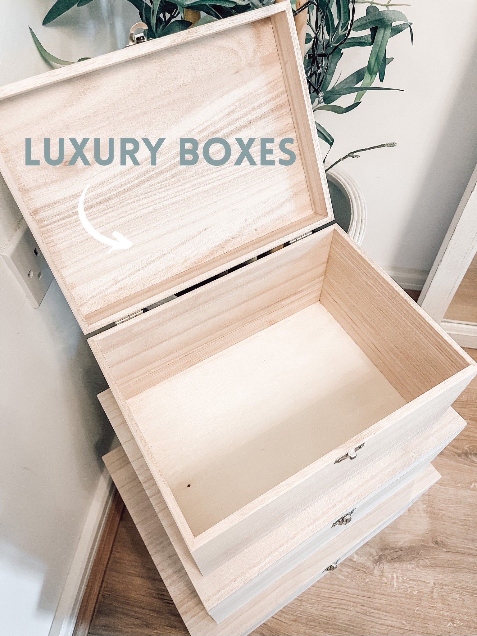 Personalised Wooden Mickey Wedding Keepsake Box