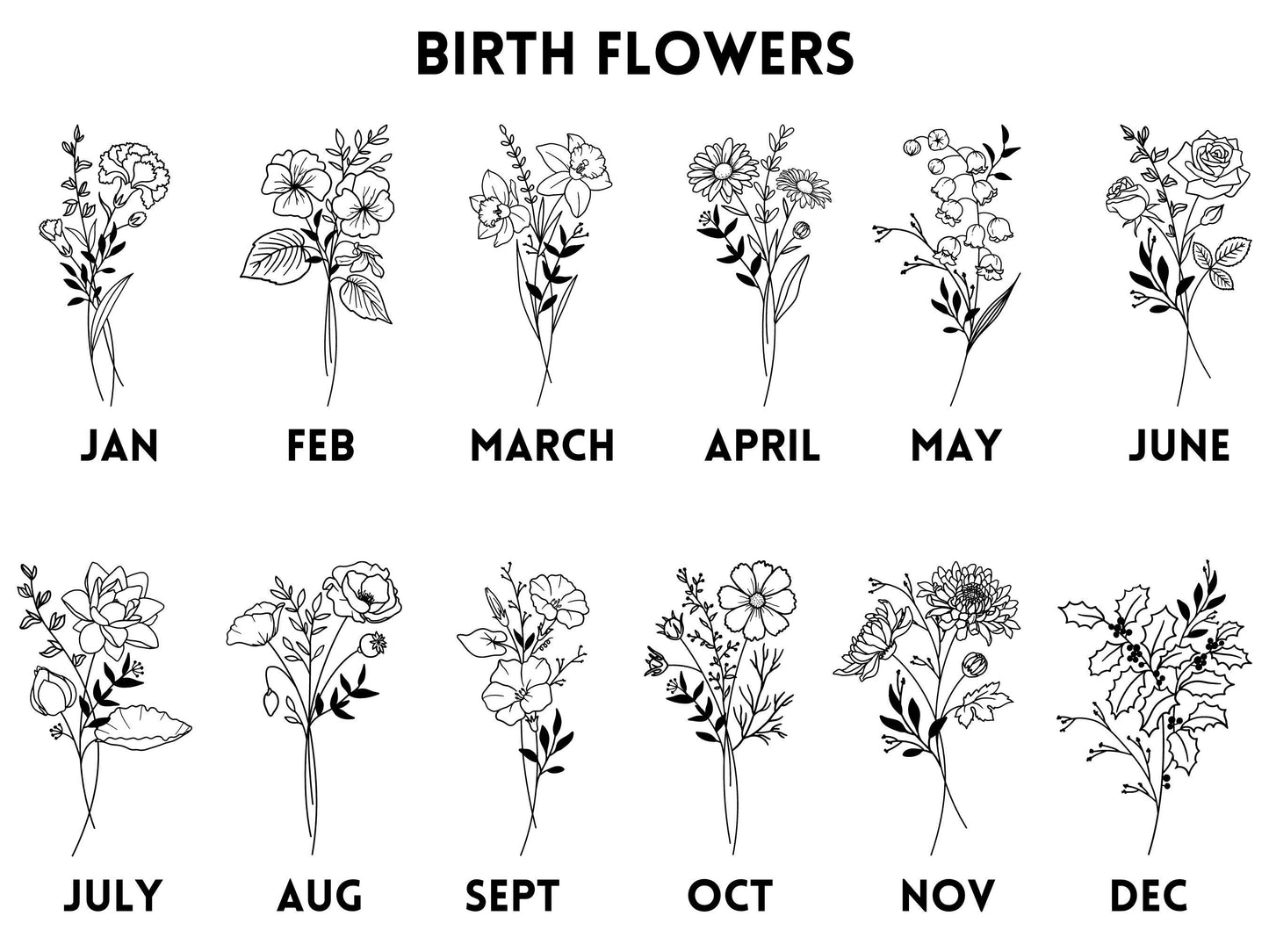 Personalised New Born Baby Birth Flower Photo Frame/ New Born Baby Gift/ Wooden Photo Frame with personalised engraving/ Solid Oak Wood