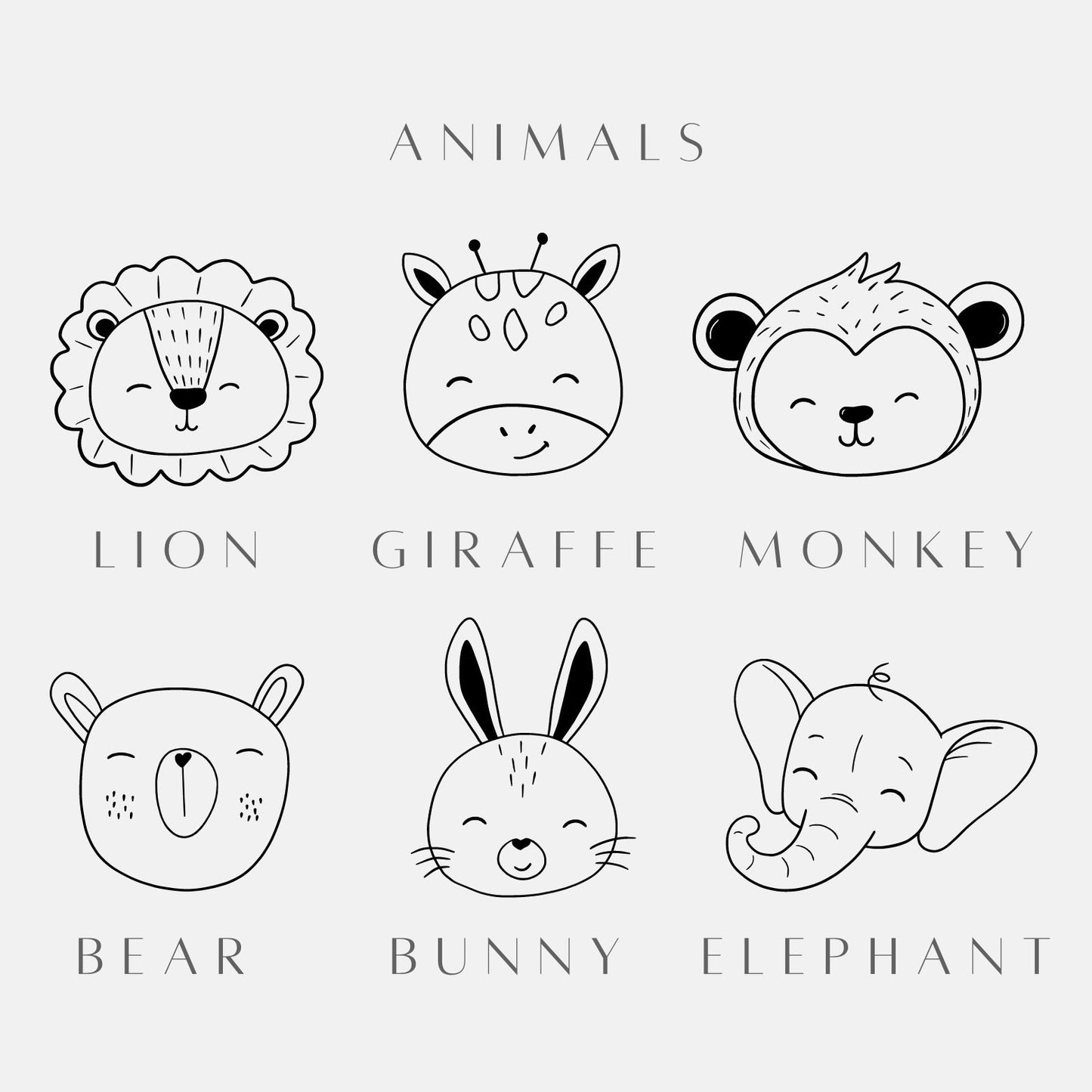 Personalised First Animal Birthday Board