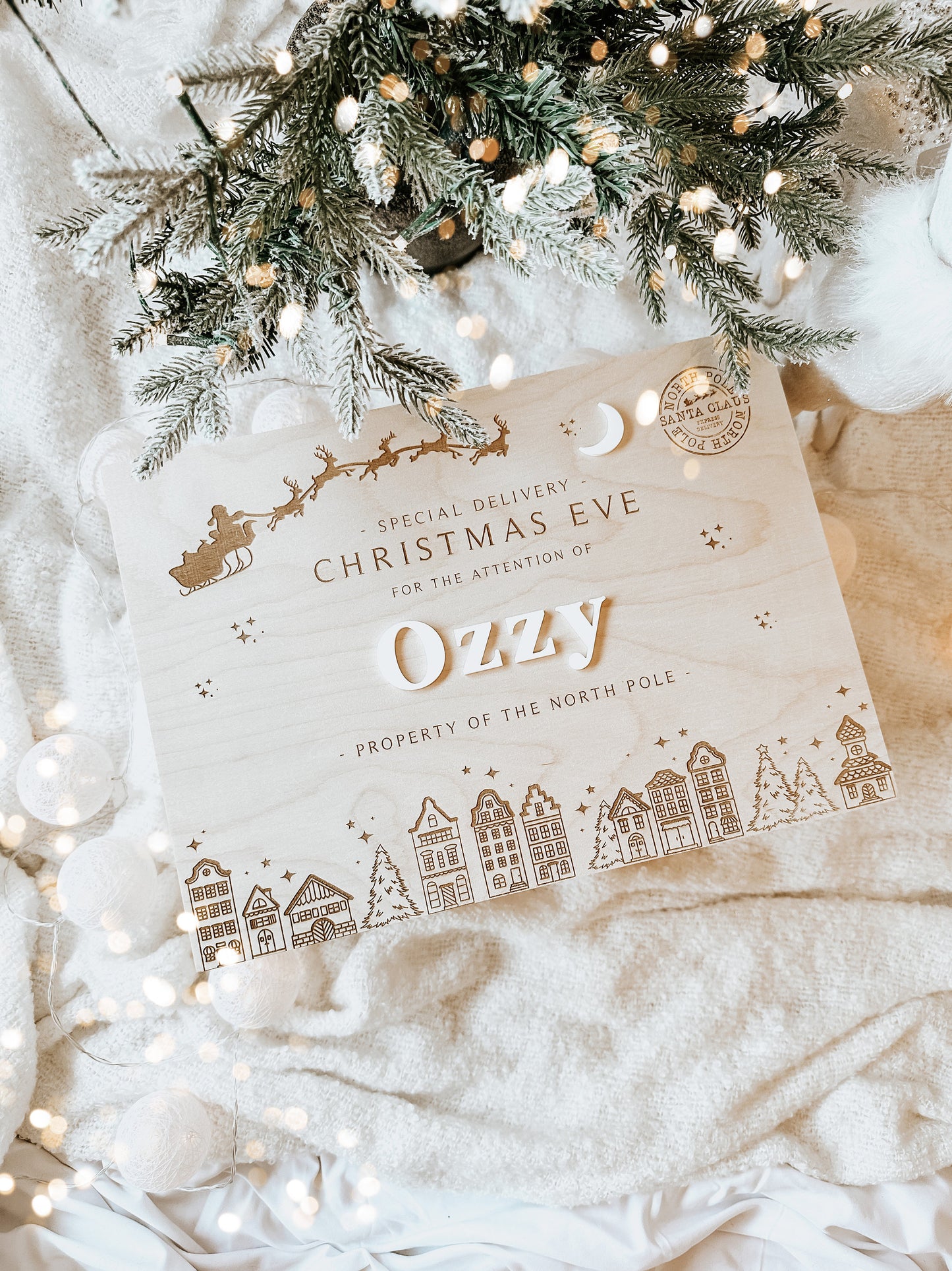 Personalised Christmas Eve Box | Christmas Box | Family Christmas Eve Box | Wooden Box | Christmas Gift | Laser Engraved