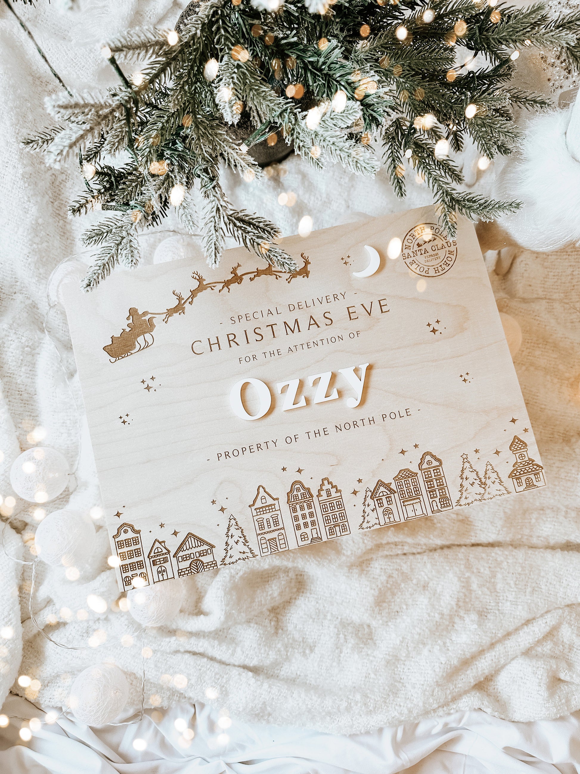 Personalised Christmas Eve Box | Christmas Box | Family Christmas Eve Box | Wooden Box | Christmas Gift | Laser Engraved