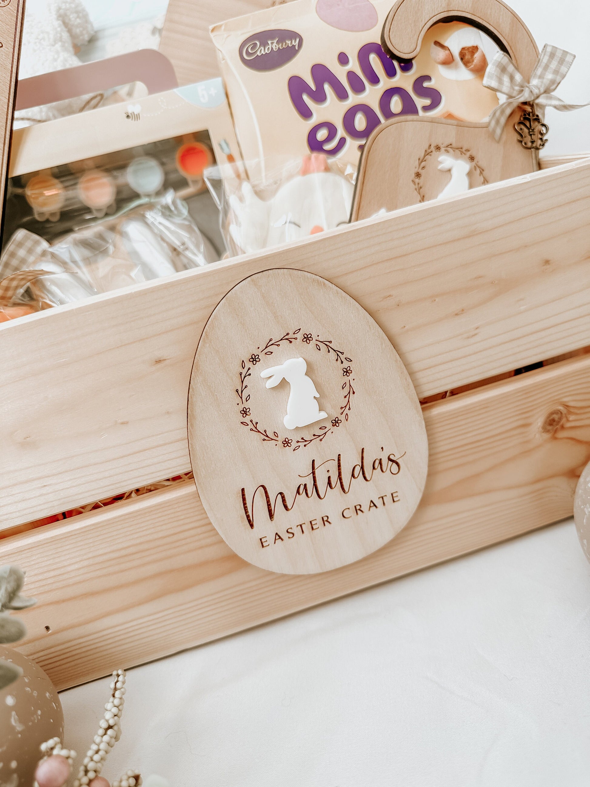 Personalised Easter Bunny Crate