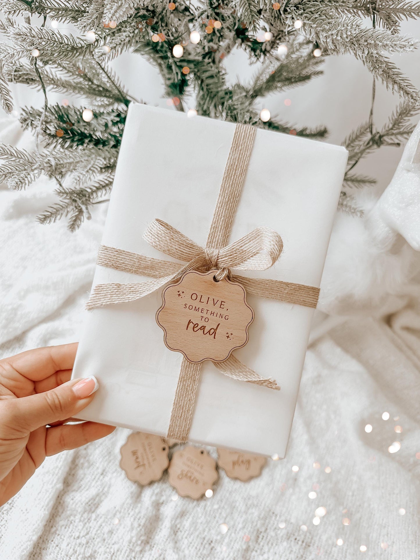 Personalised Mindful Gift Tags | Christmas Gift Tags | Something You Want, Need, Read Gift Tags