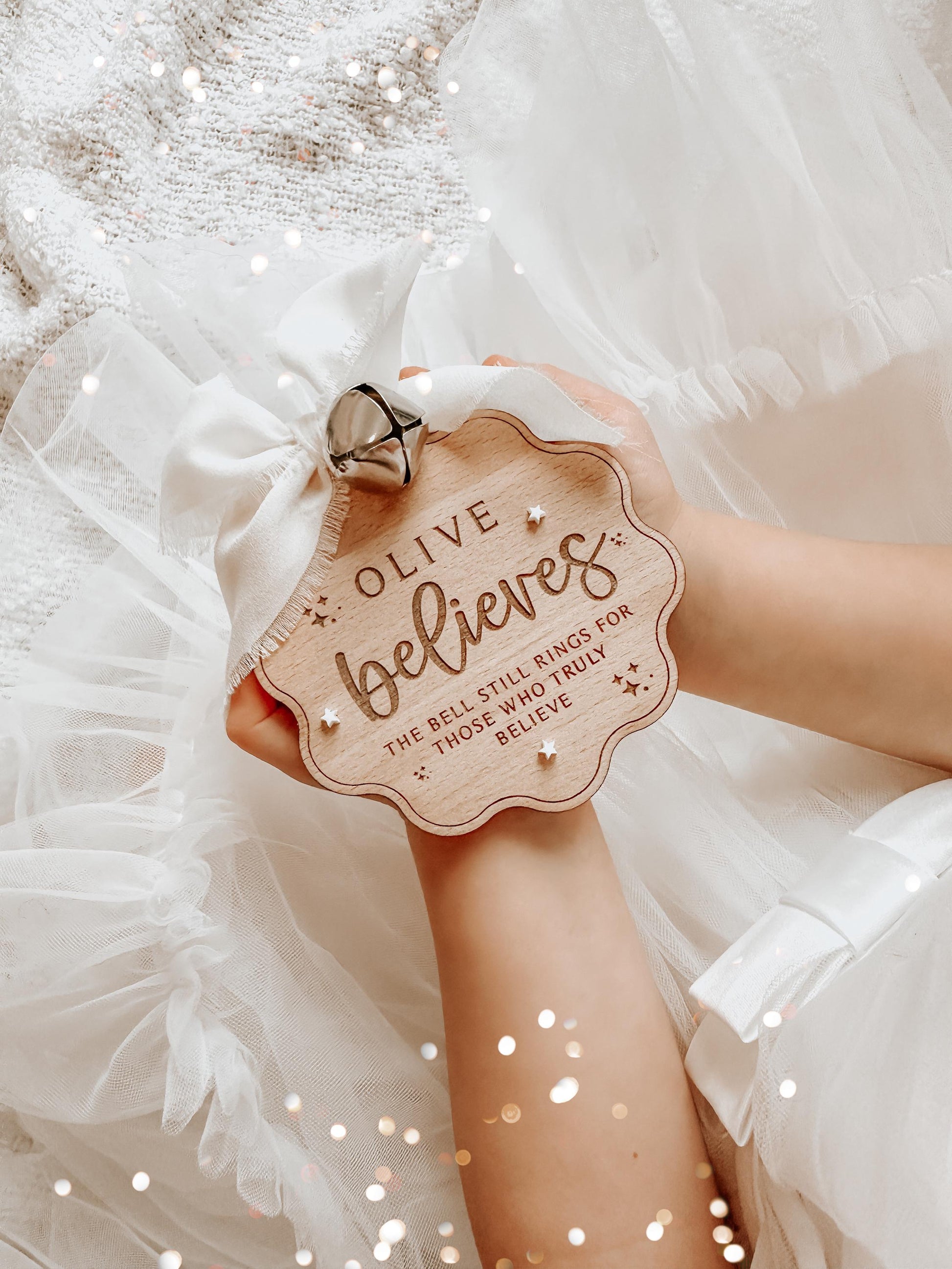 Personalised Believe Bell | Polar Express | Christmas Decor | Santa’s Bell