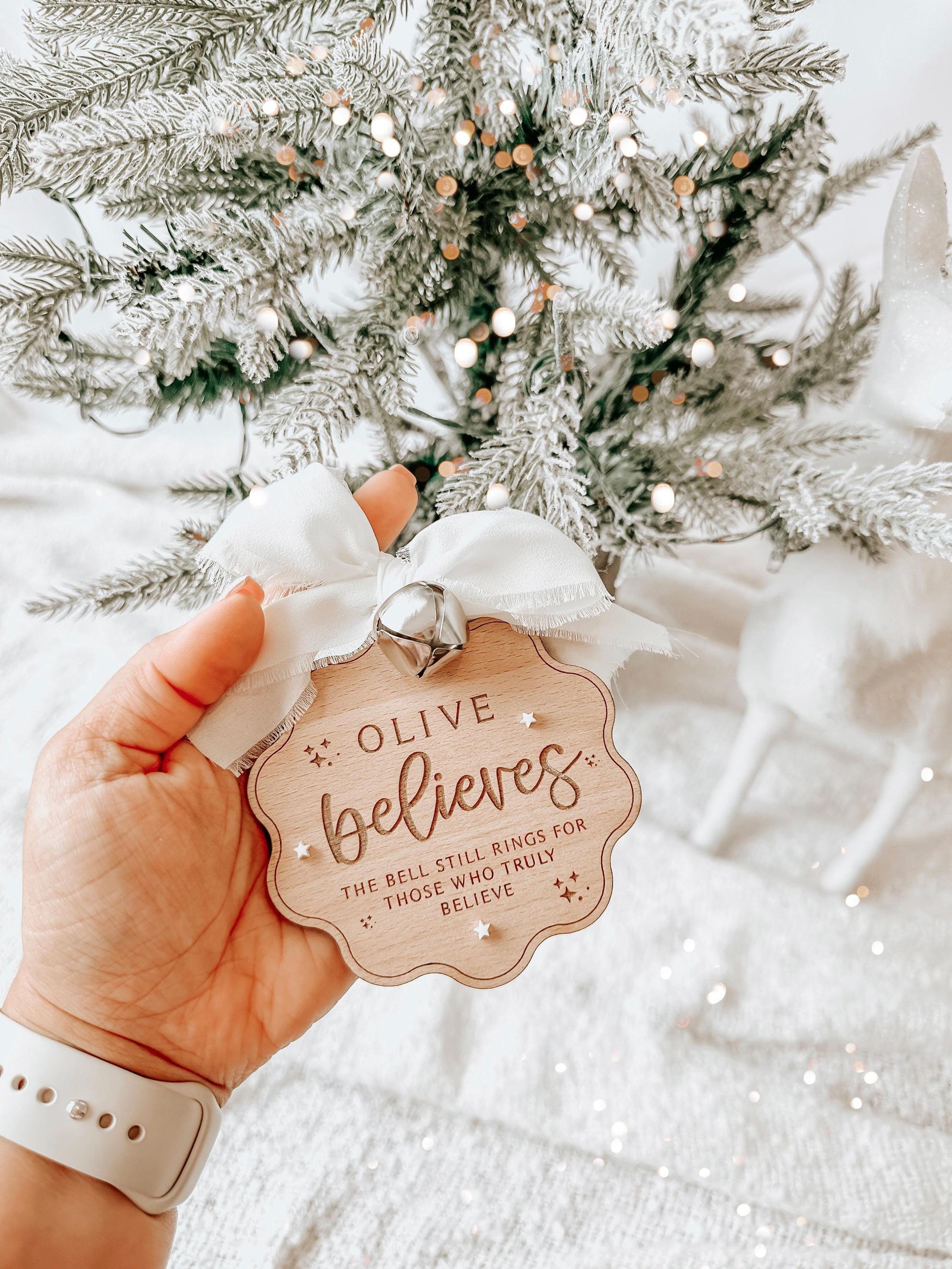 Personalised Believe Bell | Polar Express | Christmas Decor | Santa’s Bell