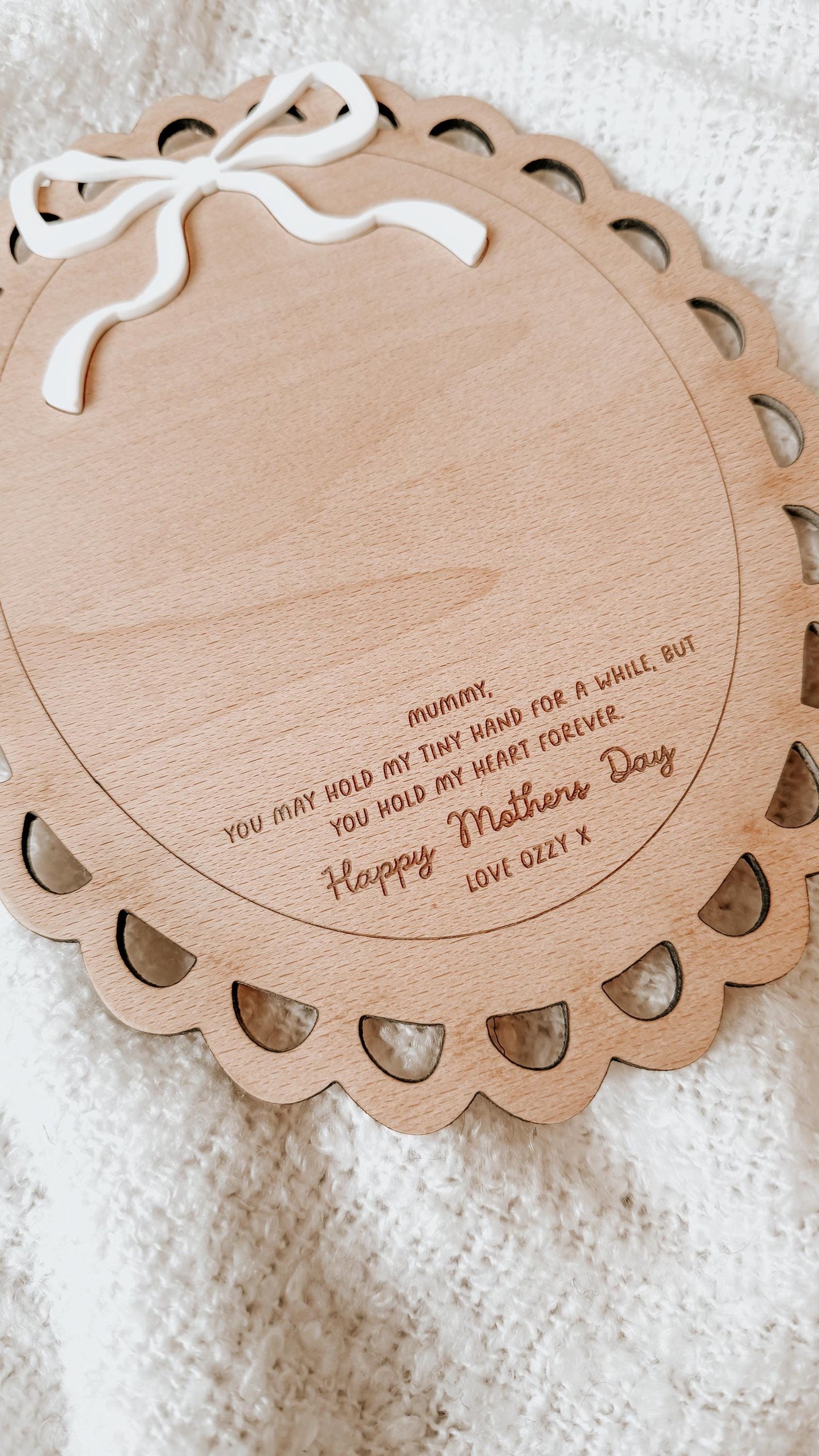 Mother's Day Handprint Plaque | Gifts for Mum | Baby Handprint plaque | Mother's Day Gifts