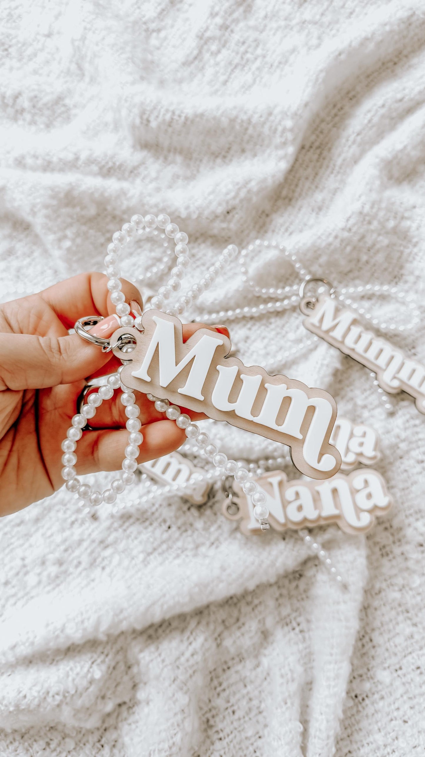 Mother's Day Pearl Bow Key Ring | Mother's Day Gifts | Gifts for Mum & Grandma