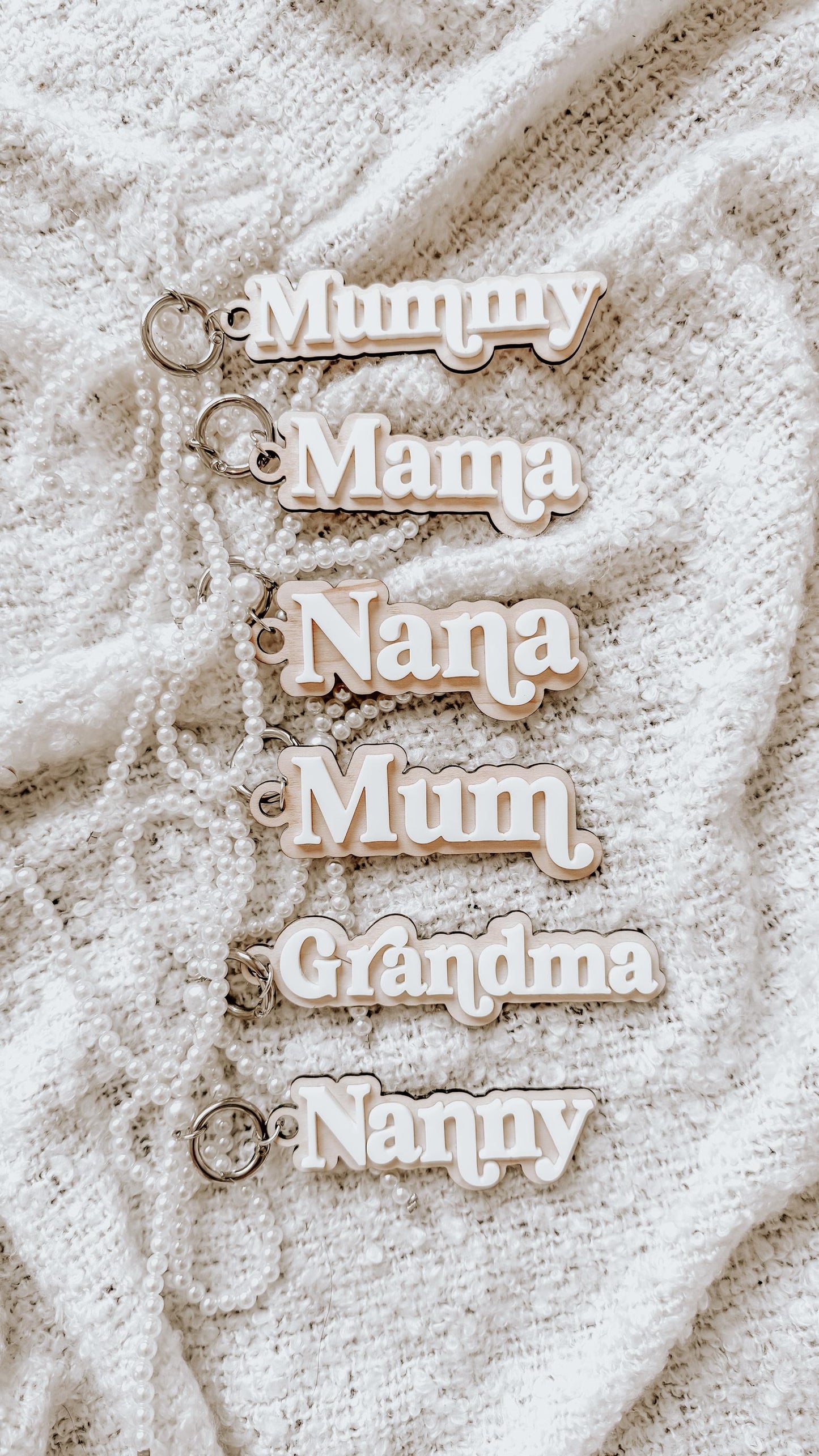 Mother's Day Pearl Bow Key Ring | Mother's Day Gifts | Gifts for Mum & Grandma