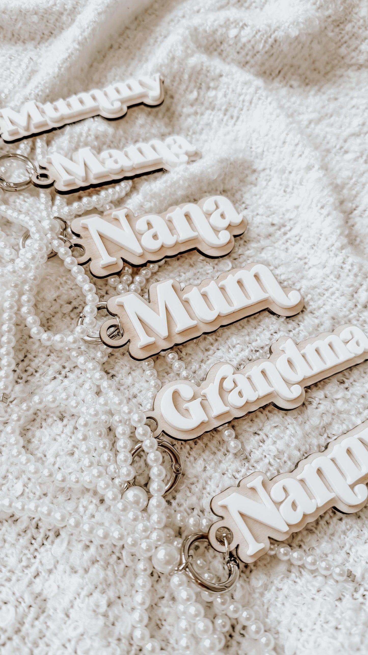 Mother's Day Pearl Bow Key Ring | Mother's Day Gifts | Gifts for Mum & Grandma