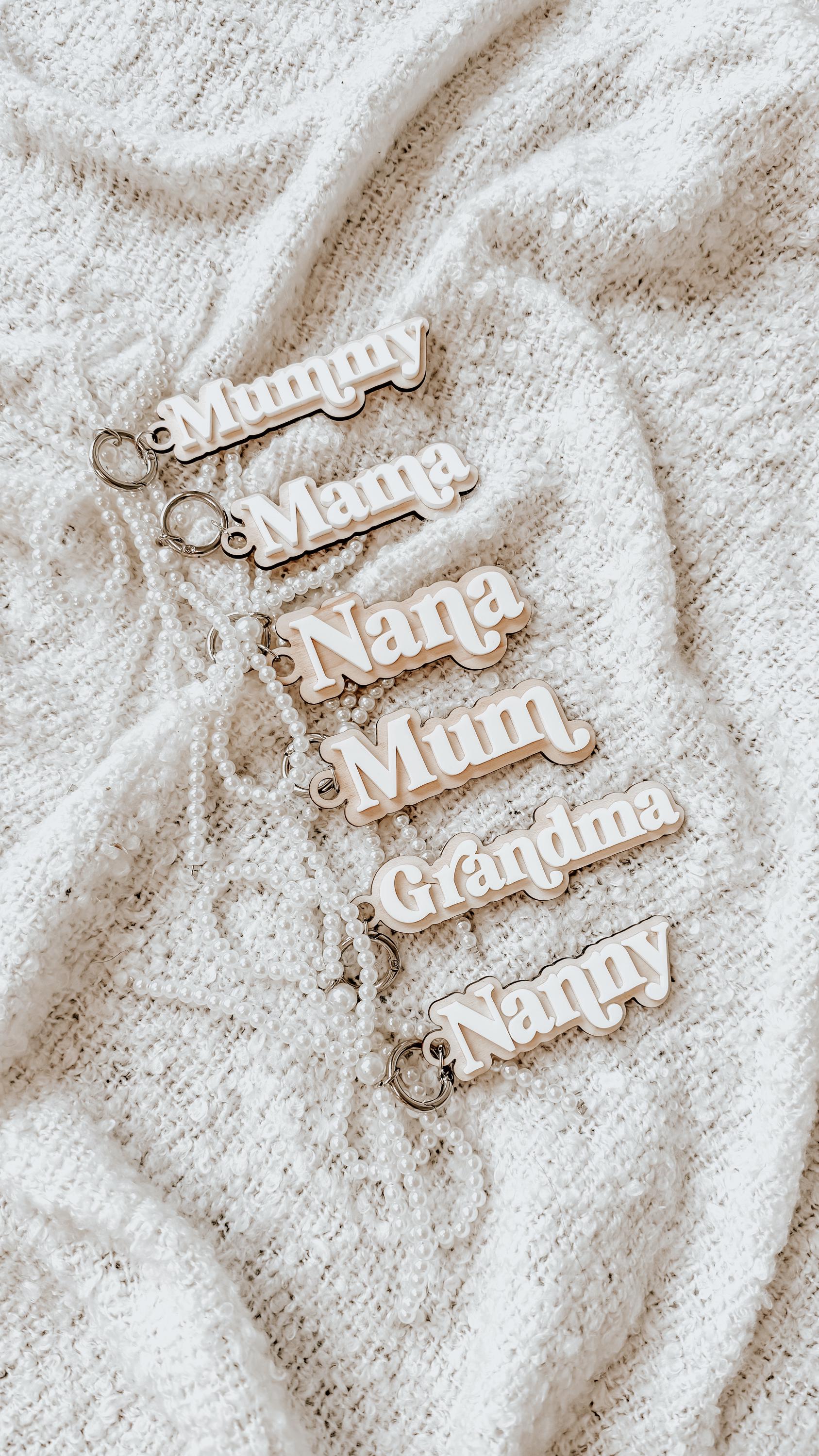 Mother's Day Pearl Bow Key Ring | Mother's Day Gifts | Gifts for Mum & Grandma