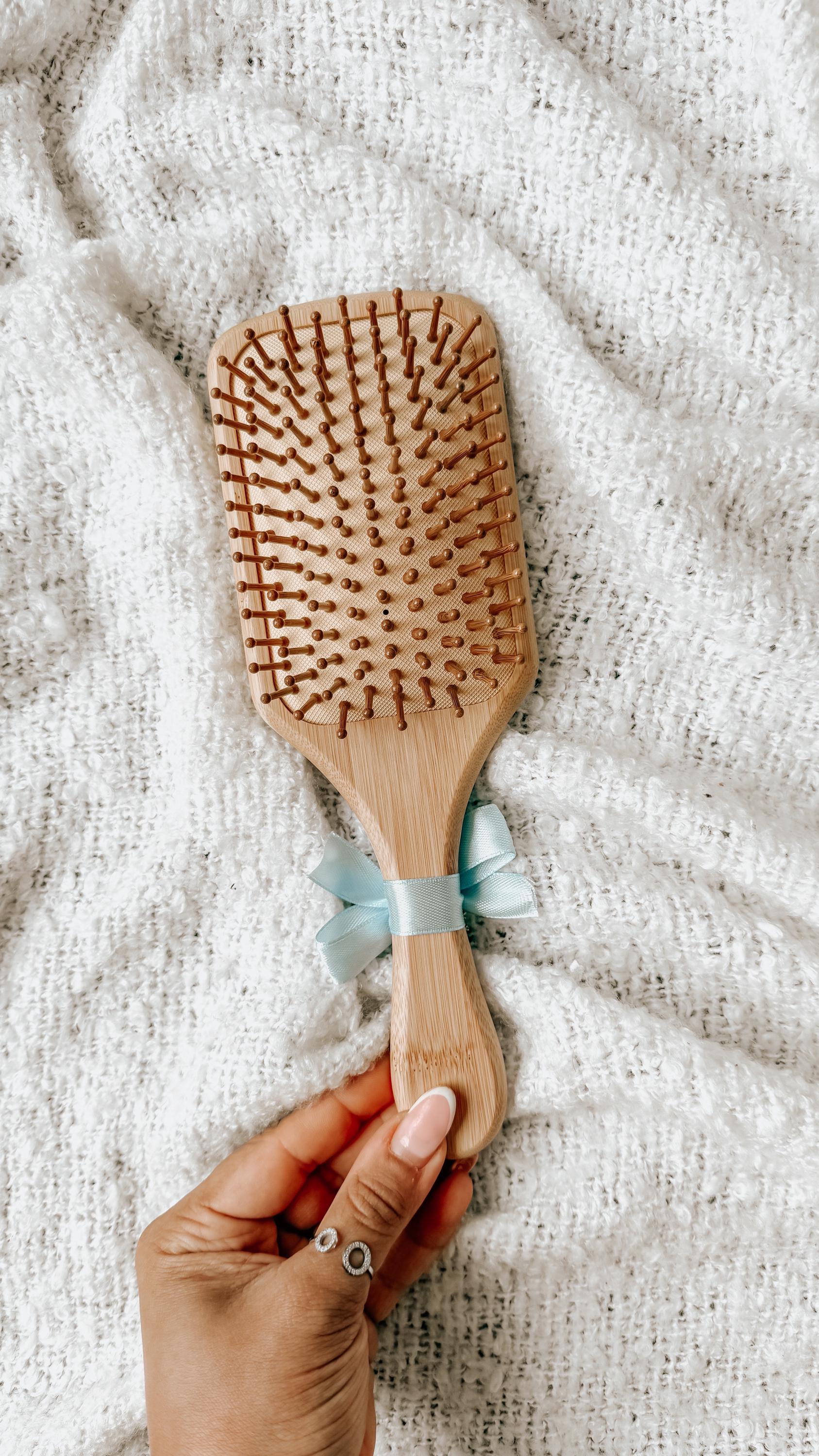 Personalised Disney Frozen Wooden Bamboo Hair Brush