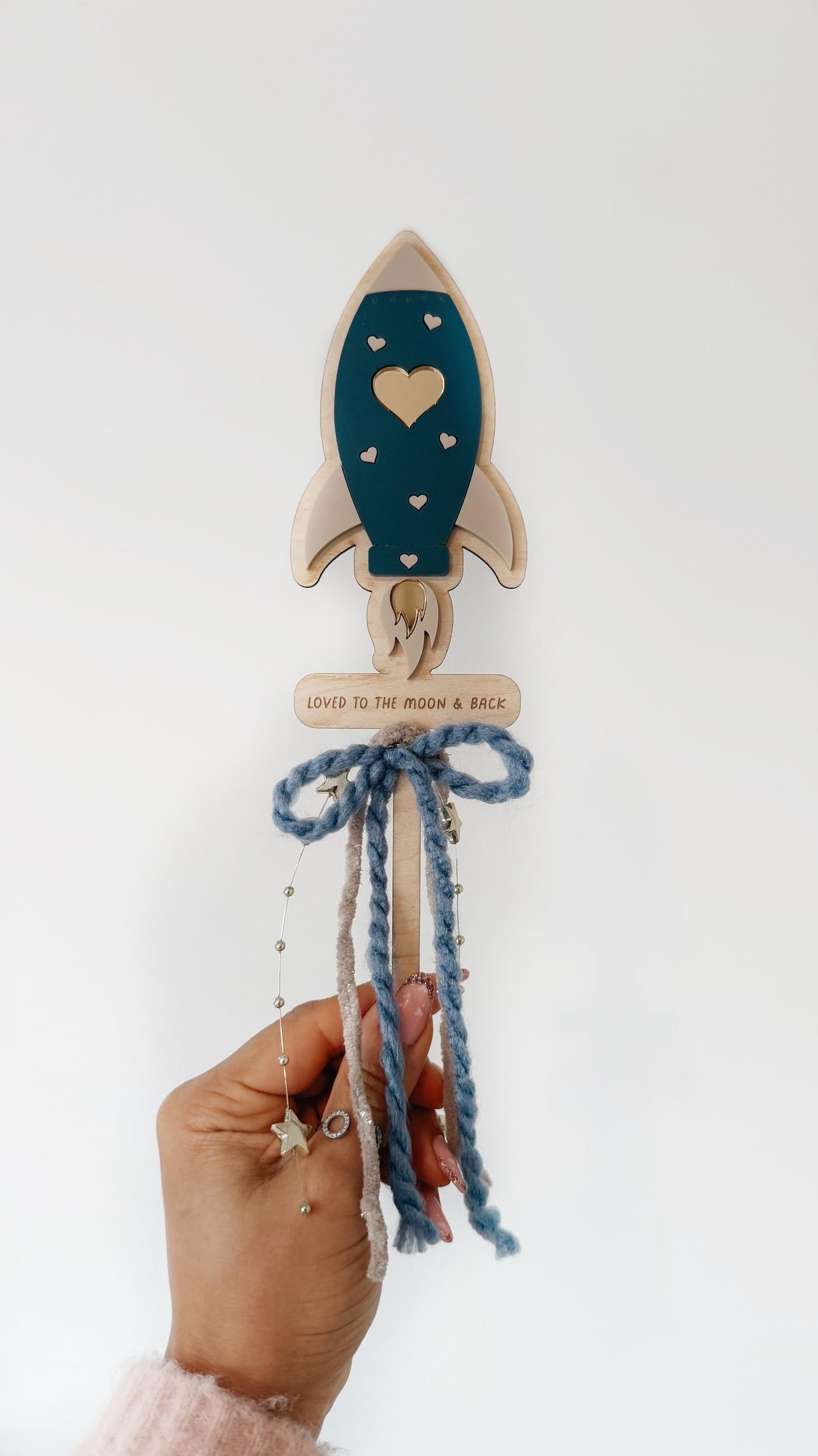 Valentine's Day Rocket Wand | Valentine's Day Gifts | Loved to the Moon & Back