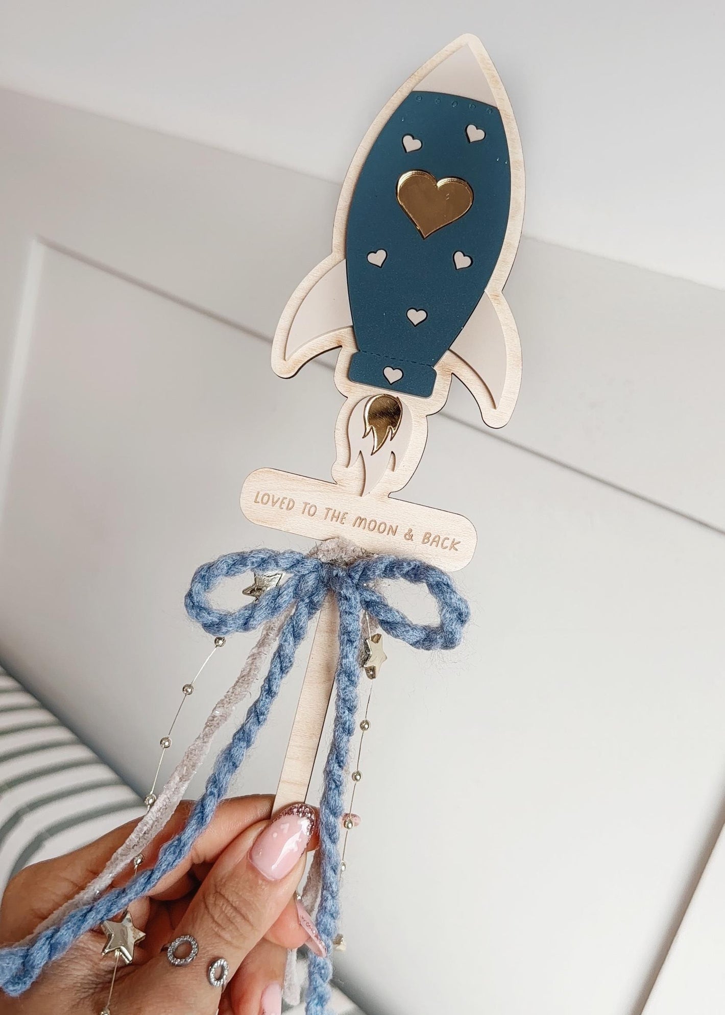 Valentine's Day Rocket Wand | Valentine's Day Gifts | Loved to the Moon & Back