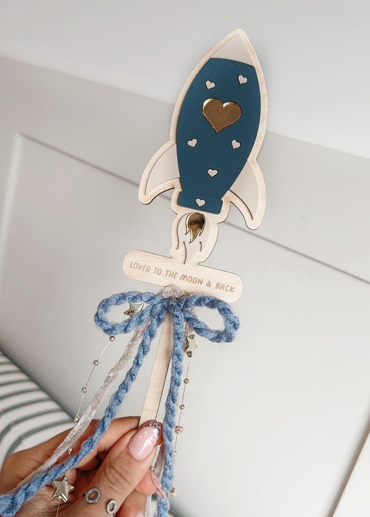 Valentine's Day Rocket Wand | Valentine's Day Gifts | Loved to the Moon & Back
