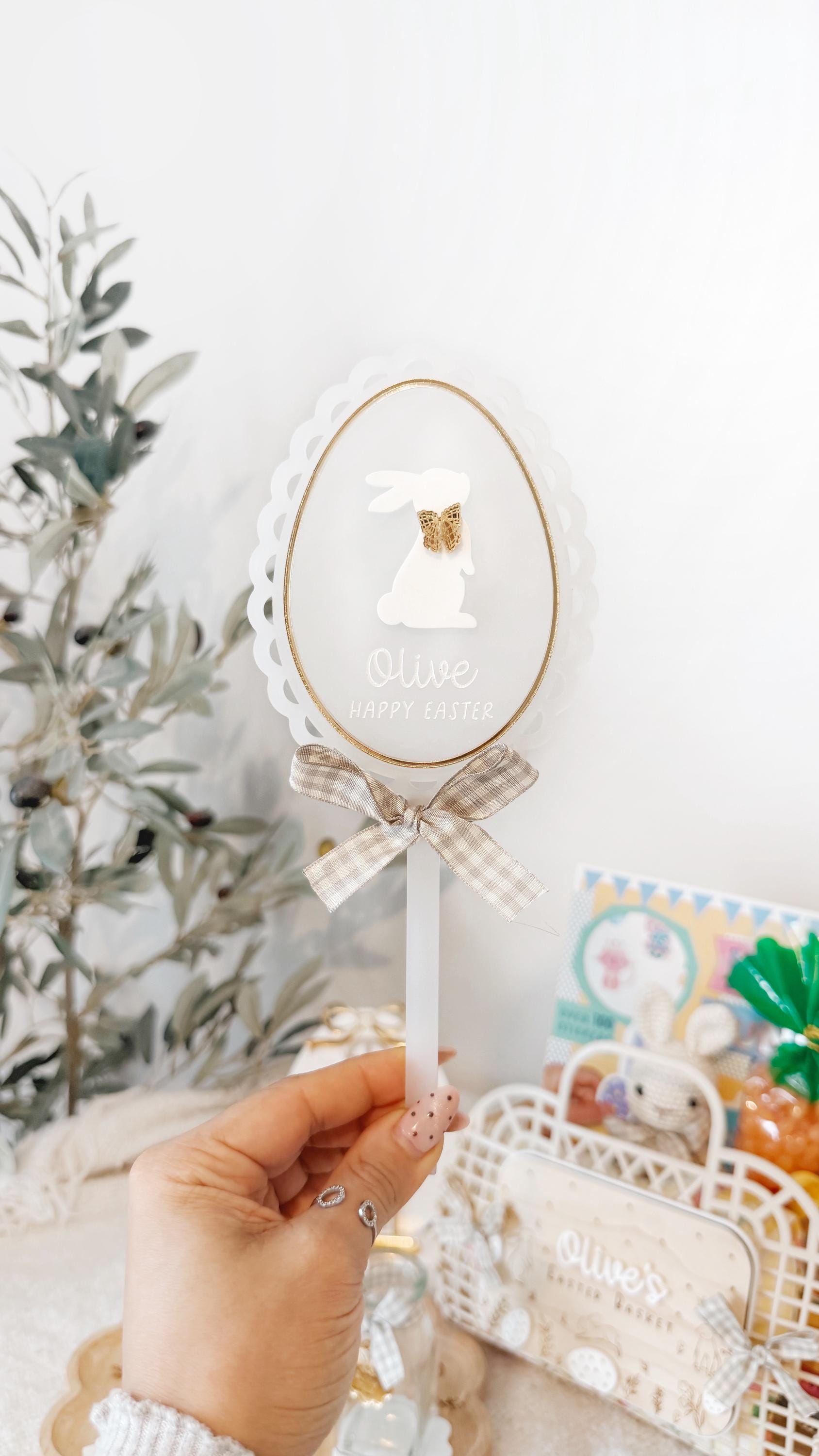Personalised Happy Easter Wand | Easter Wand | Easter Gift