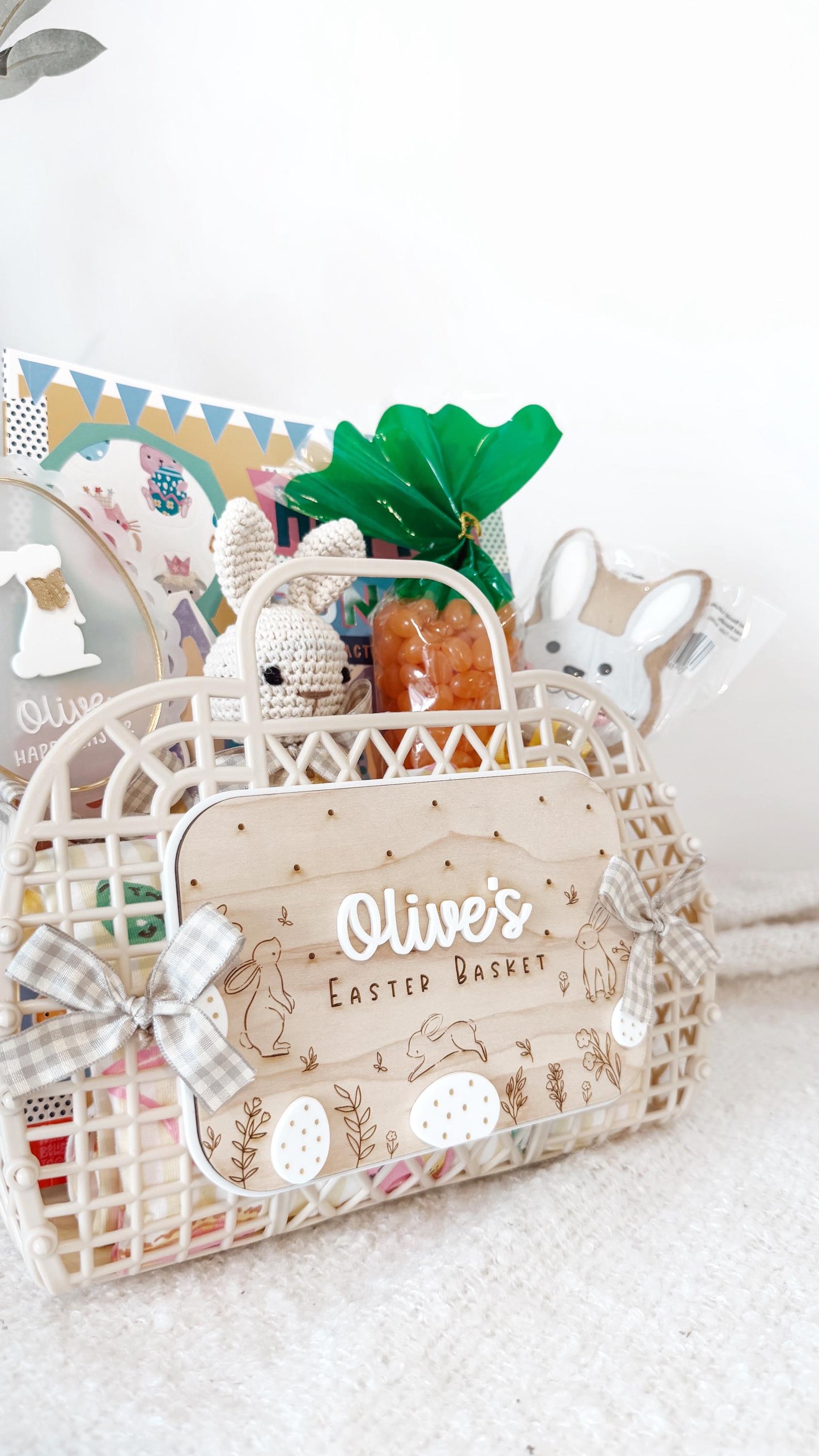 Personalised Easter Jelly Basket | Kids Easter Gifts