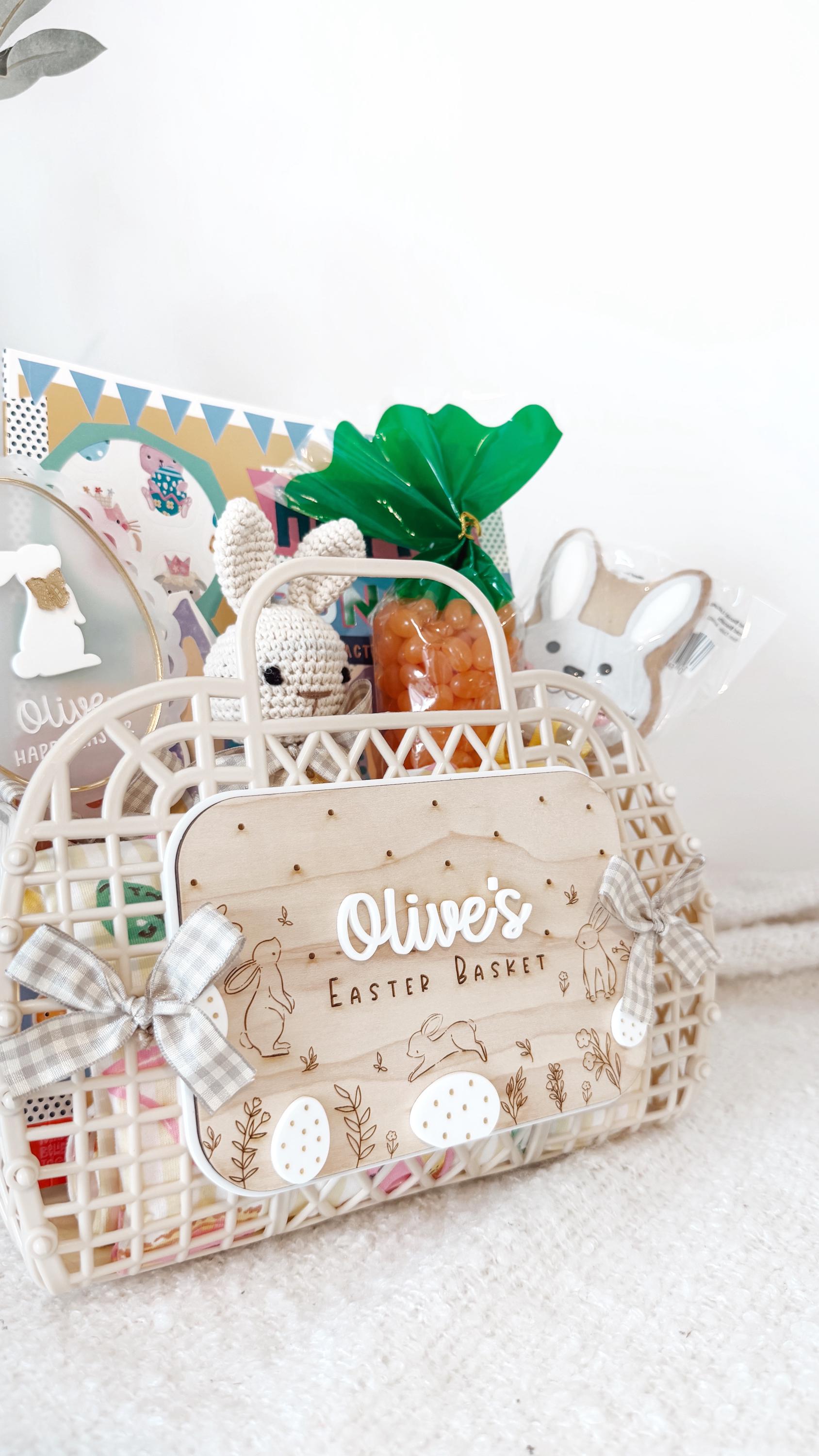 Personalised Easter Jelly Basket | Kids Easter Gifts