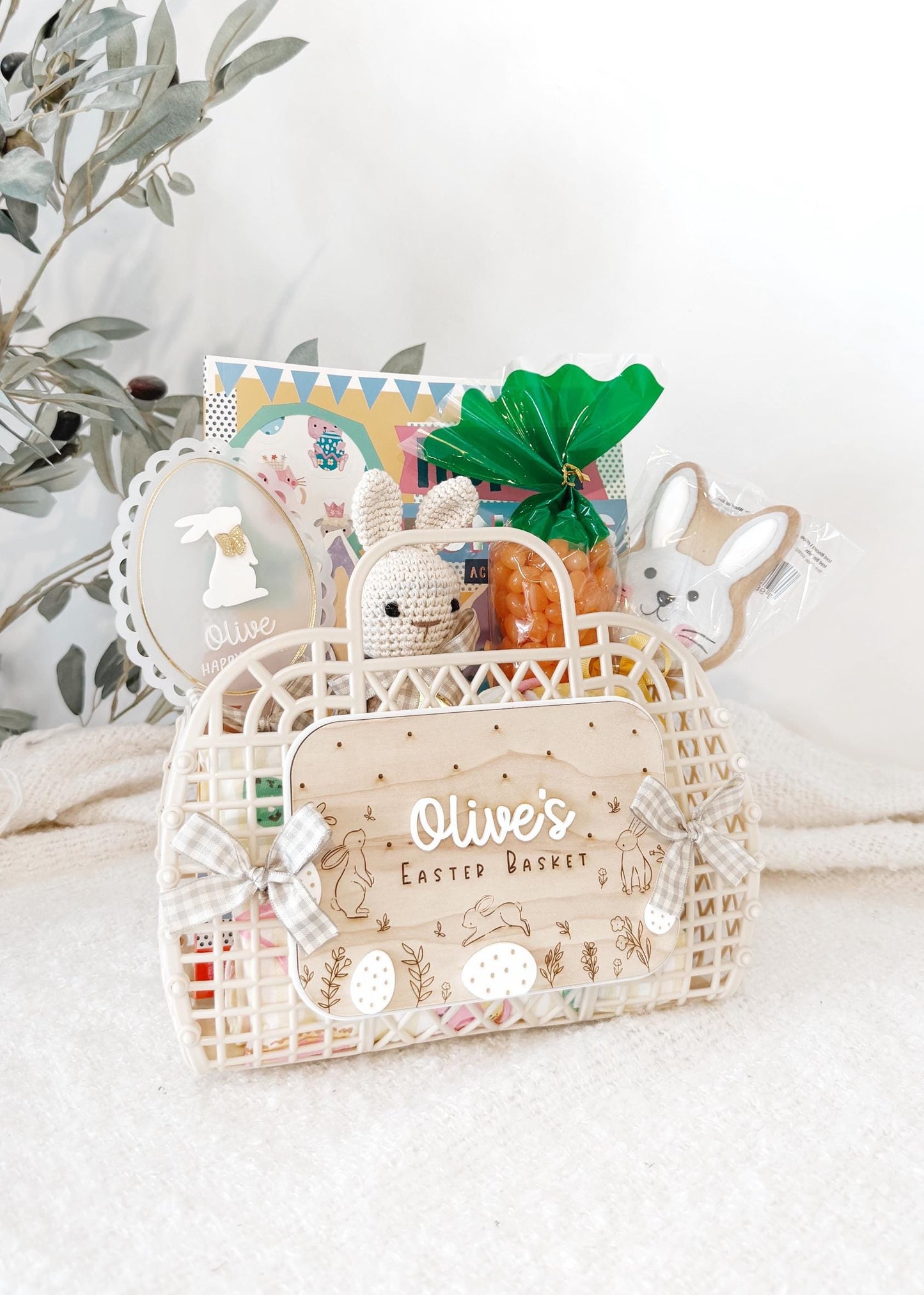 Personalised Easter Jelly Basket | Kids Easter Gifts